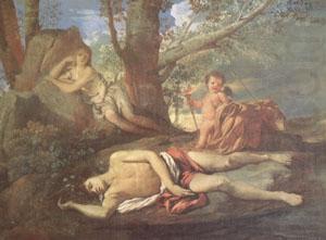 Nicolas Poussin E-cho and Narcissus (mk05) china oil painting image
